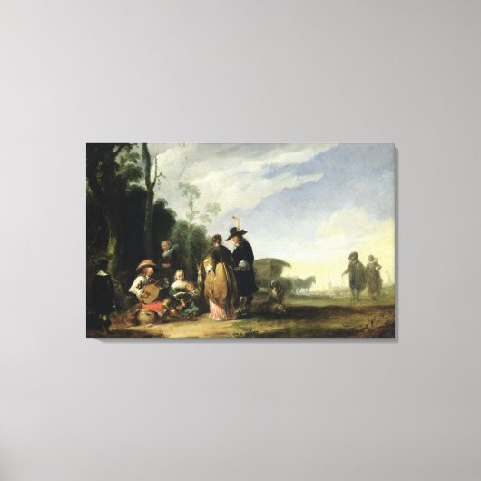 Plattelandsviering Canvas Afdruk (Voorkant)