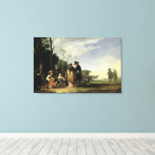 Plattelandsviering Canvas Afdruk (Insitu (Houten vloer))