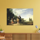 Plattelandsviering Canvas Afdruk (Insitu (Woonkamer))