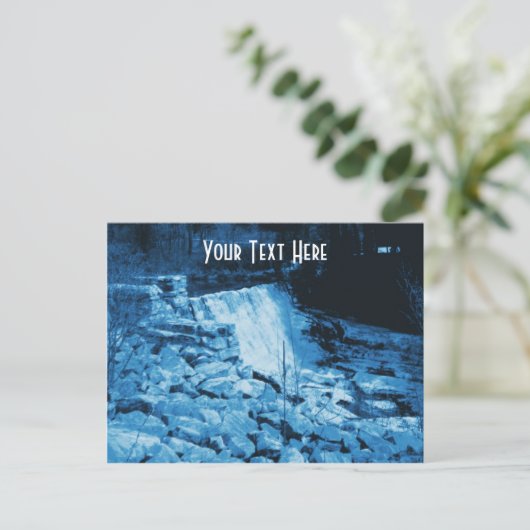 Plattelandswaterdamp Natuur  Briefkaart (Staand voorkant)