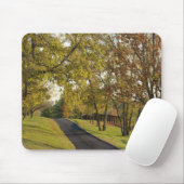 Plattelandsweg door de regio Bluegrass in Kentucky Muismat (Met muis)