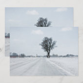 Plattelandswinterweg (Voorkant / Achterkant)