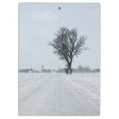 Plattelandswinterweg Klembord (Achterkant)