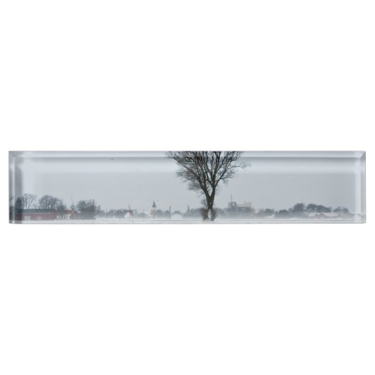 Plattelandswinterweg Naambordje (Voorkant)