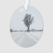Plattelandswinterweg Ornament (voorkant)
