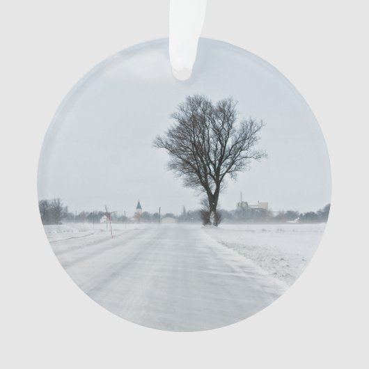 Plattelandswinterweg Ornament (voorkant)