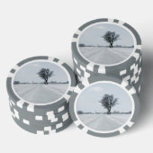 Plattelandswinterweg Pokerchips (Opstapeling)
