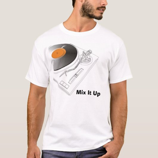 platten, mengen t-shirt (Voorkant)