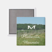 Platteville, Wisconsin Magnet (Voorkant / Achterkant)
