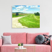 Platteville, Wisconsin, Midwest, "The M" Art Canvas Afdruk (Insitu (Woonkamer))