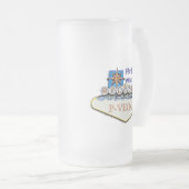 Platteville, Wisconsin P-Vegas Waterflessen Mok (Voorkant rechts)