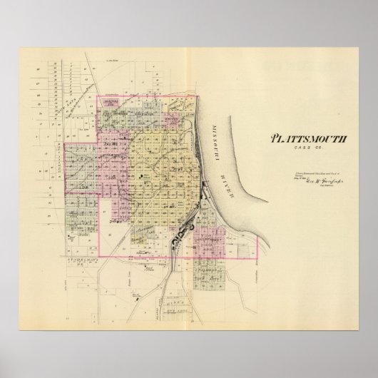 Plattsmouth, Nebraska Poster (Voorkant)