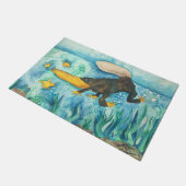 "Platty" de Platypus van Mike Quinn Deurmat (Schuin)