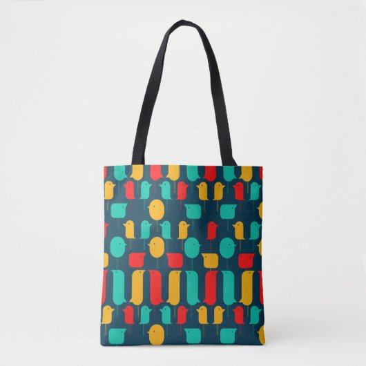 Platvogels Tote Bag (Voorkant)