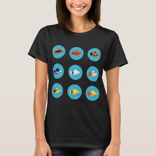 Platy vissen! t-shirt (Voorkant)