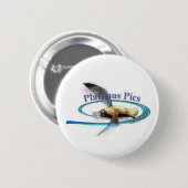 Platypus-Afbeeldingen Ronde Button 5,7 Cm (Voorkant /achterkant)