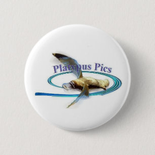 Platypus-Afbeeldingen Ronde Button 5,7 Cm