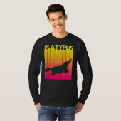 Platypus Animal Retro Costuum T-shirt (Voorkant volledig)