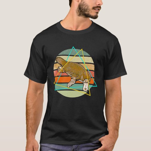 Platypus Australia Australian Animal Colorful T-shirt (Voorkant)