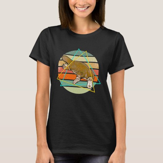 Platypus Australia Australian Animal Colorful T-shirt (Voorkant)