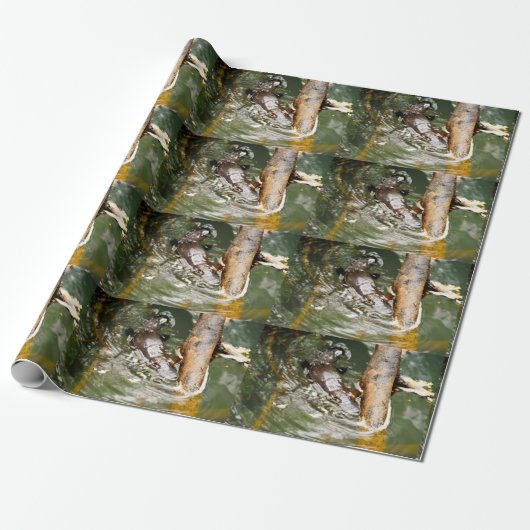 PLATYPUS AUSTRALIA WRAPPINGPAPIER CADEAUPAPIER (Uitgerold)