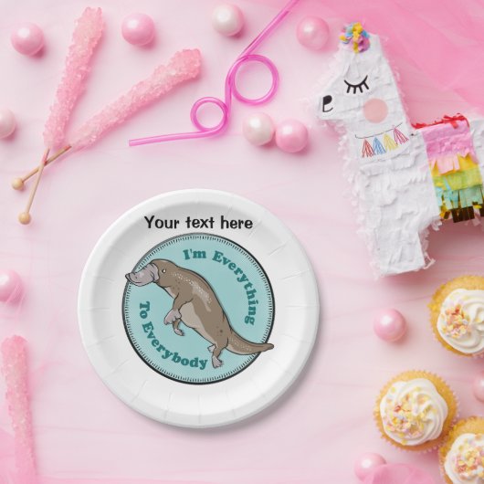 Platypus Australian Animal Papieren Bordje