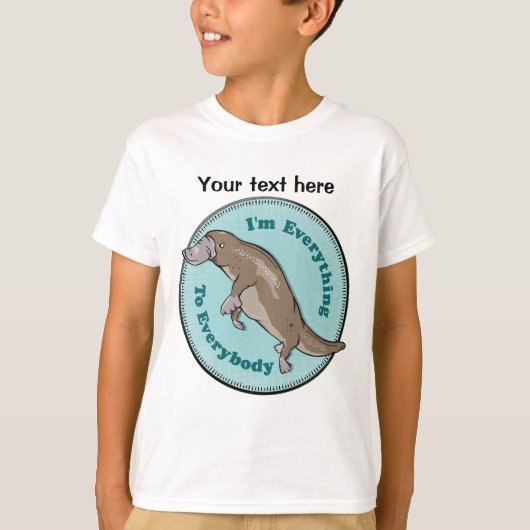 Platypus Australian Animal T-shirt (Voorkant)