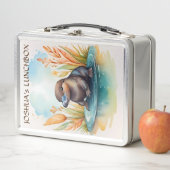 Platypus baby australische dier waterverf school (In situ)