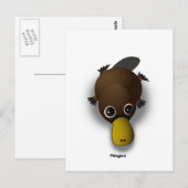 platypus briefkaart (Voorkant / Achterkant)