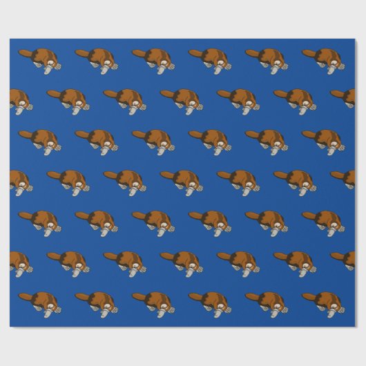 Platypus  cadeaupapier (Vlak)