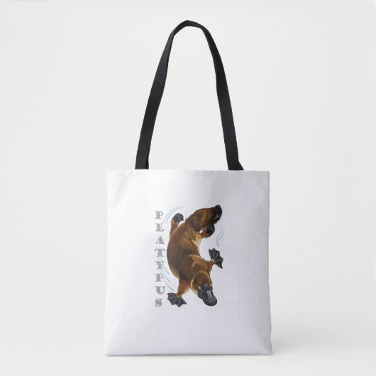 platypus canvas tas (Voorkant)