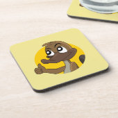 Platypus die cartoon drankkusten oplevert bier onderzetter (Linkerzijde)