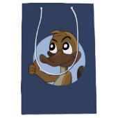 Platypus die cartoon met middelmatige cadeautas me (Voorkant)