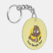 Platypus die een duim in de sleutelhanger geeft (Voorkant Links)