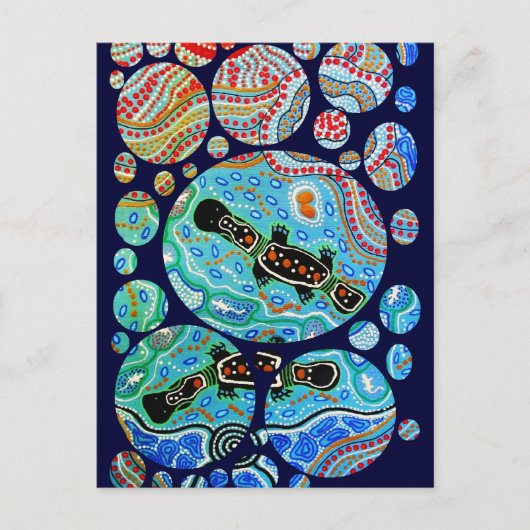 Platypus Dreaming Briefkaart (Voorkant)