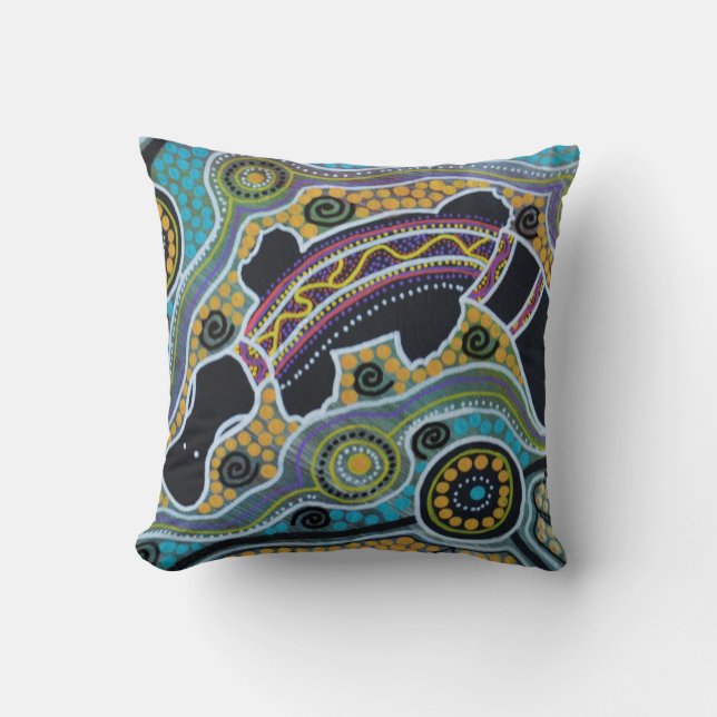 Platypus Dreaming kussen (Voorkant)