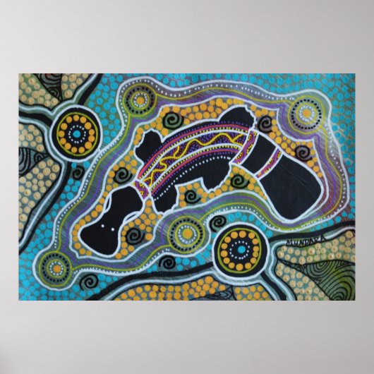 Platypus Dreaming Poster (Voorkant)