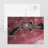 Platypus Dreaming Red door Mundara Koorang Briefkaart (Voorkant / Achterkant)
