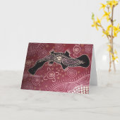 Platypus Dreaming Red door Mundara Koorang Kaart (Gele Bloem)