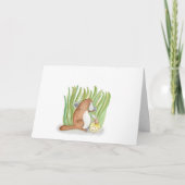 Platypus- en eicasekaart feestdagen kaart (Voorkant)