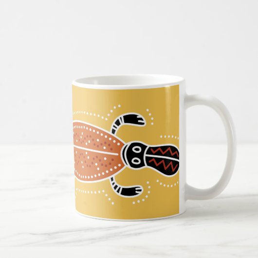 Platypus-gedateerd ontwerp koffiemok (Rechts)