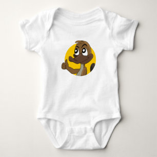 Platypus geeft duim omhoog cartoon romper
