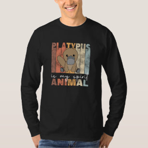 Platypus is mijn gedistilleerde dier - zoete platy t-shirt