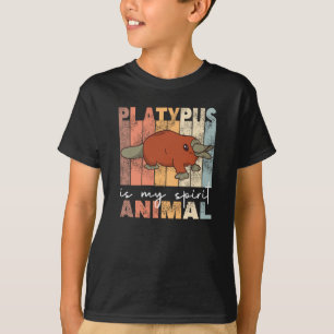 Platypus is mijn gedistilleerde dier - zoete platy t-shirt