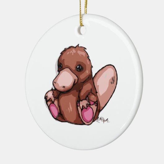 Platypus Keramisch Ornament (Links)