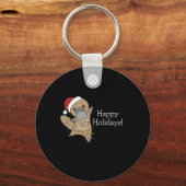 platypus kerststaarten zoete dieren sleutelhanger (Voorkant)