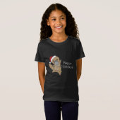 platypus kerststaarten zoete dieren t-shirt (Voorkant volledig)