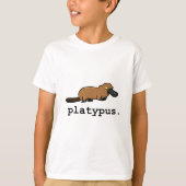 Platypus lichtkleuren t-shirt (Voorkant)