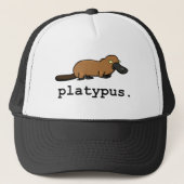 Platypus lichtkleuren trucker pet (Voorkant)