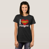 Platypus Love Australia Australian Animal T-shirt (Voorkant volledig)